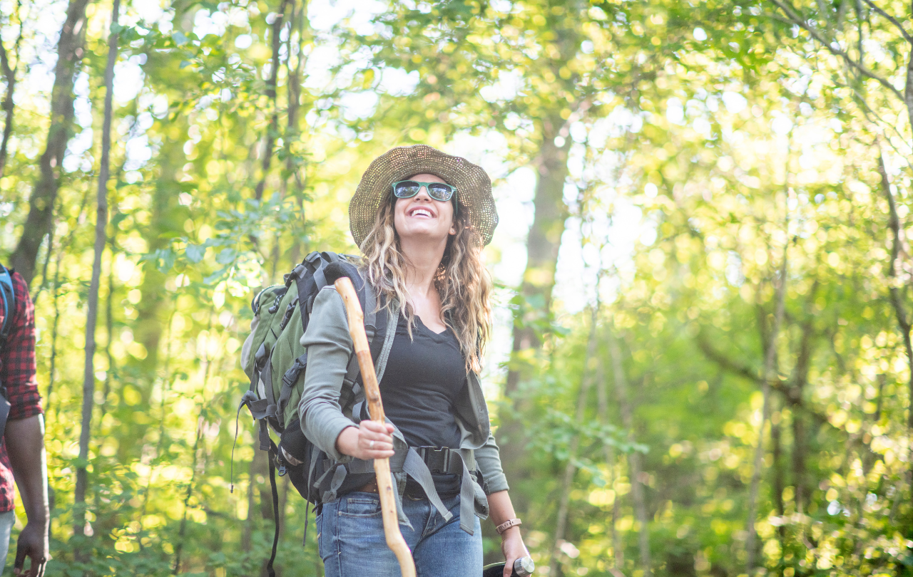 A walk through the forest symbolizing a leader’s journey toward clarity and confidence