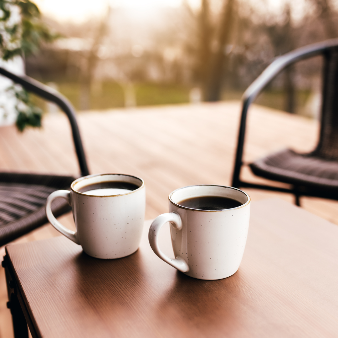 Inviting space with two chairs, symbolizing a coaching conversation and partnership