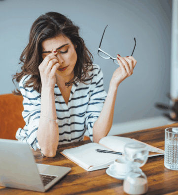 Leader feeling persistent stress and burnout at work