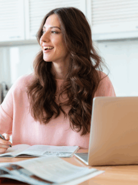 Nonprofit leader crafting resilience plan in a coaching session